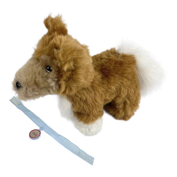 American Girl Brand TOASTY PUPPY DOG Collie Pet Plush Toy &  Name Collar NWOT - Picture 3 of 8